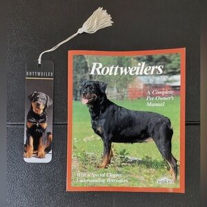 Rottweilers A Complete Pet Owner's Manual 1st Edition Paperback+Bookmark